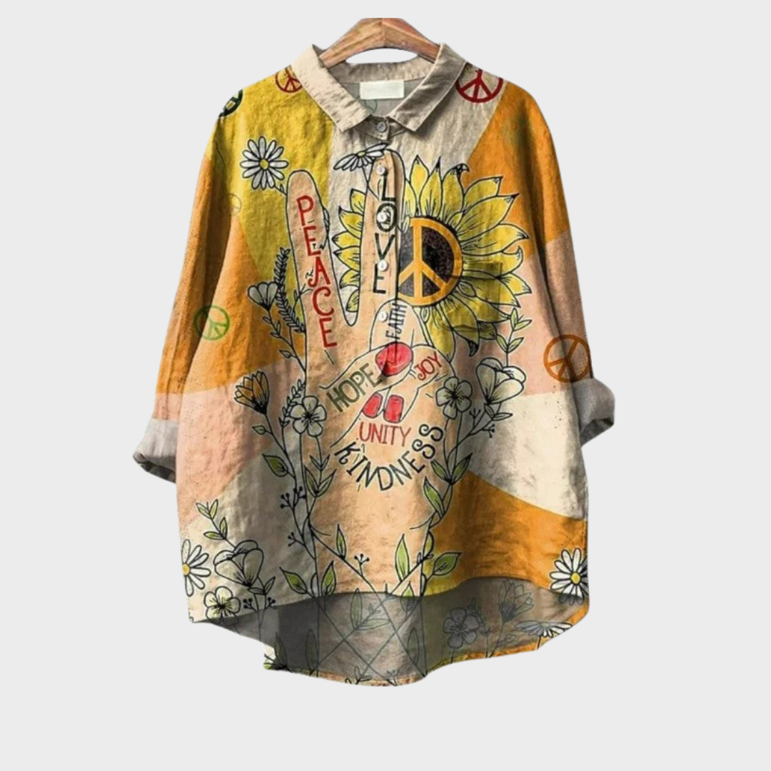Coline | Elegante Camisa de Verano - Van Moreau Utrecht