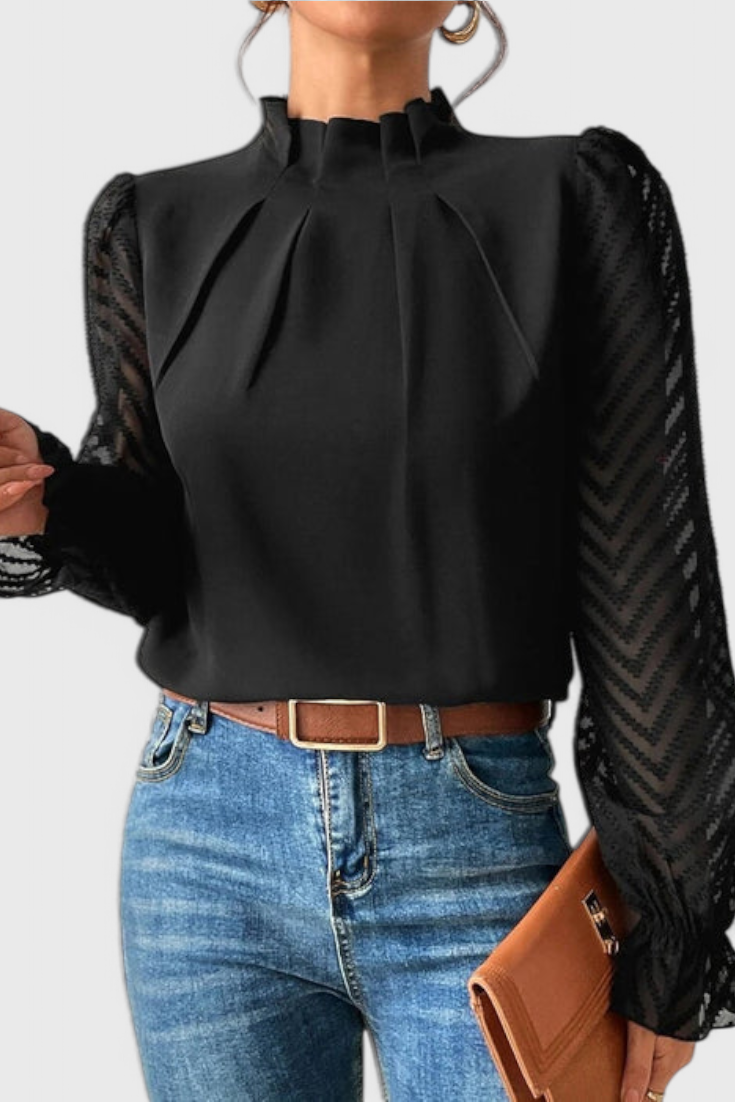 Helga Blusa de Manga Larga Náutica - Van Moreau Utrecht