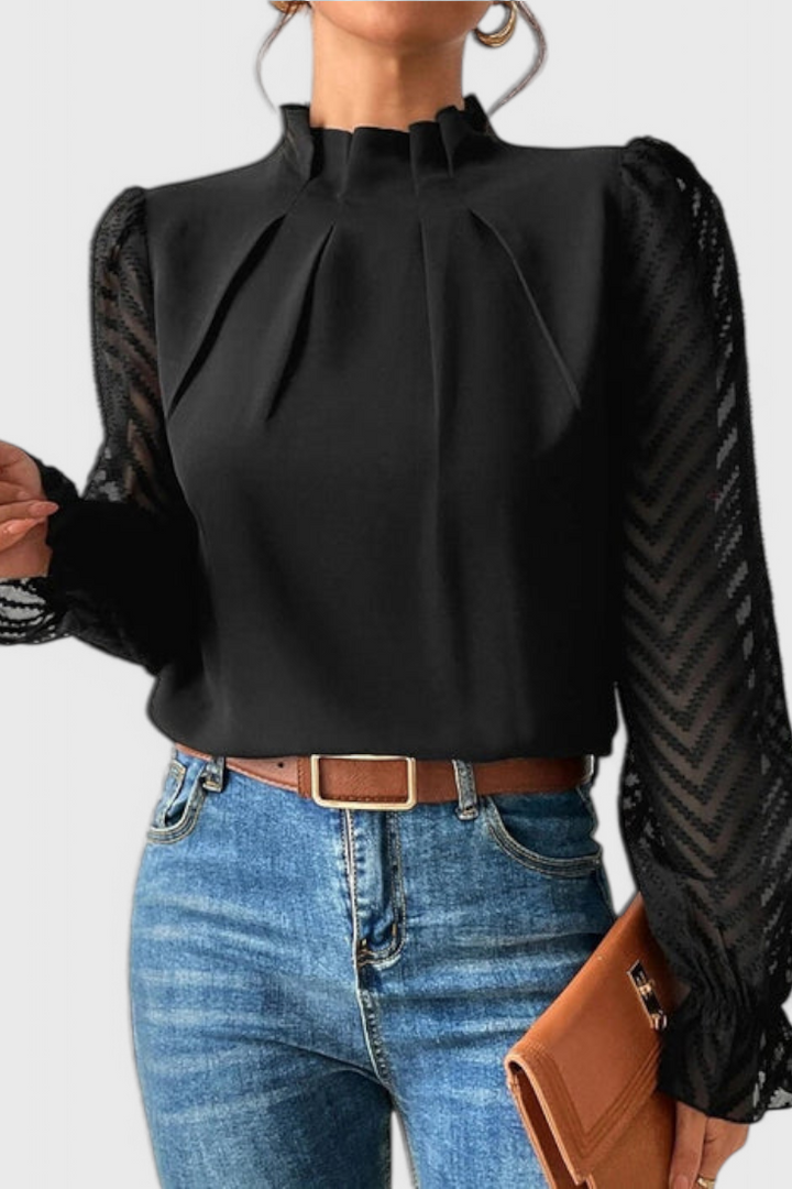 Helga Blusa de Manga Larga Náutica - Van Moreau Utrecht