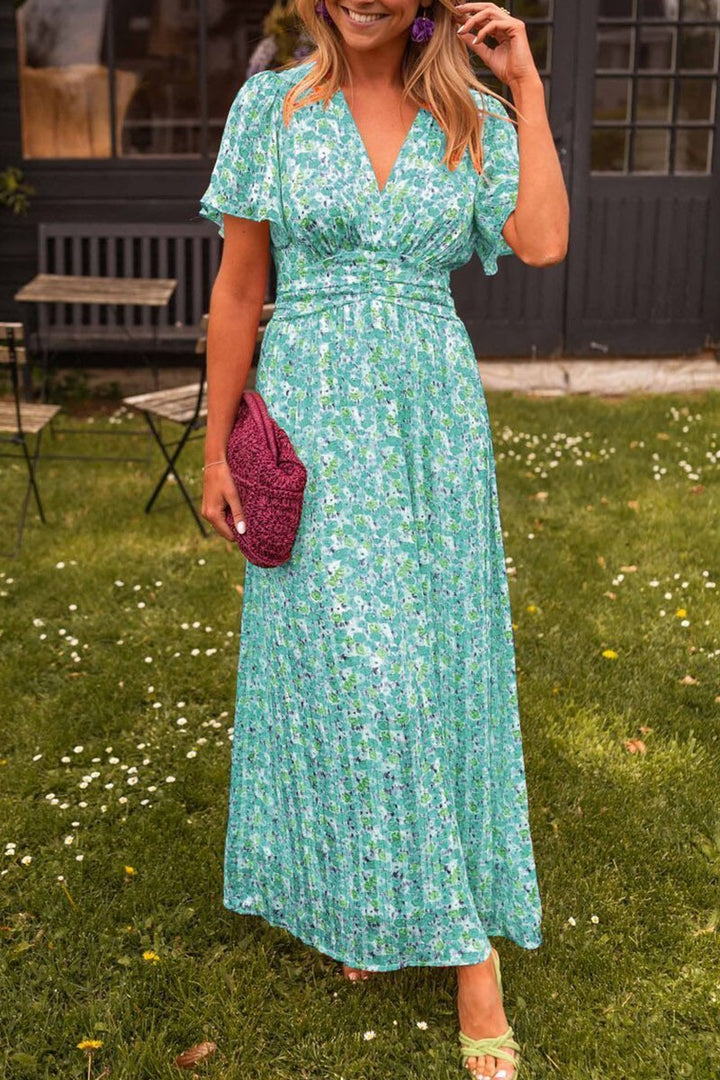 Faith | Elegant Long Dress With Flowers - Van Moreau Utrecht
