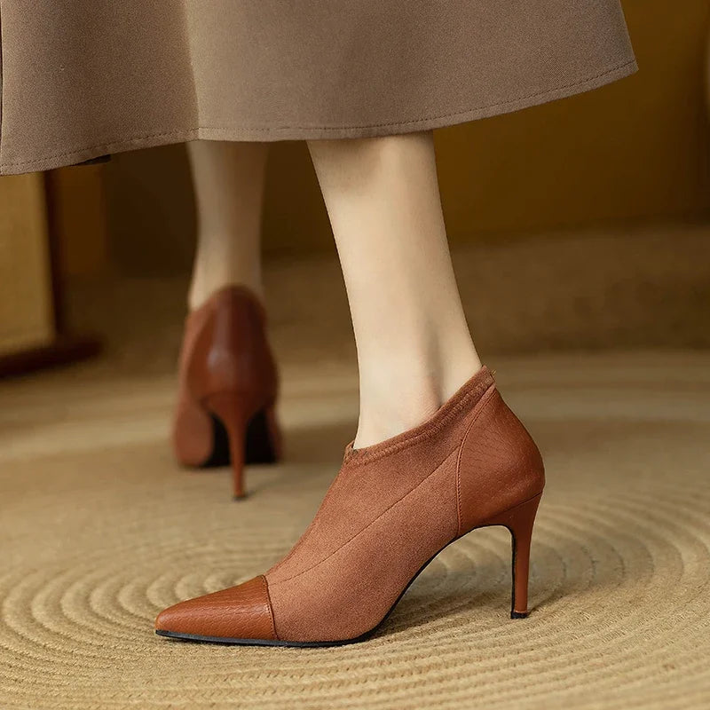 Tacones de Cuero Genuino Veronica - Van Moreau Utrecht