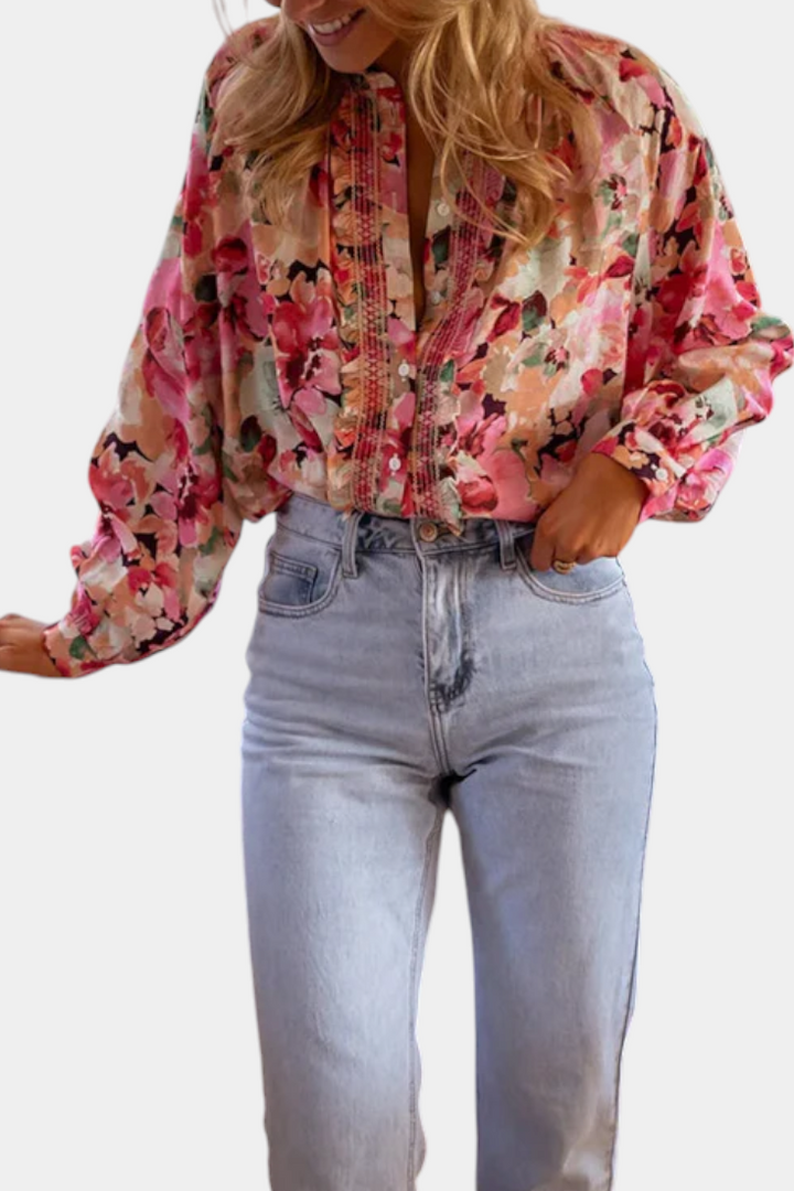 Blusa Sueños de Flores Silvestres - Van Moreau Utrecht