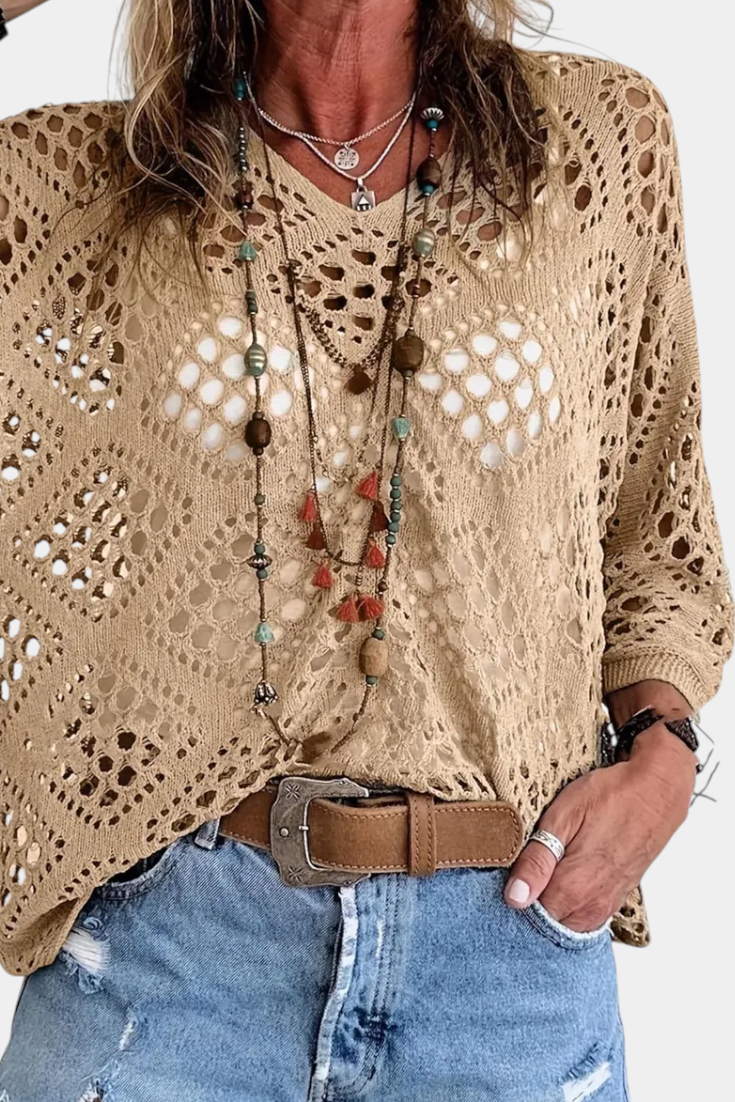 Blusa de Encaje Fern - Van Moreau Utrecht