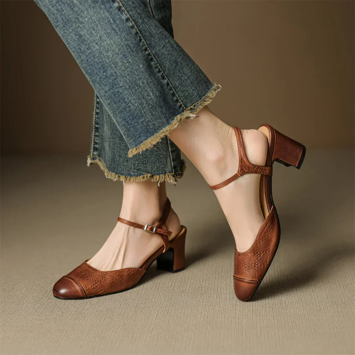 Tacones de Cuero Auténtico Valery - Van Moreau Utrecht