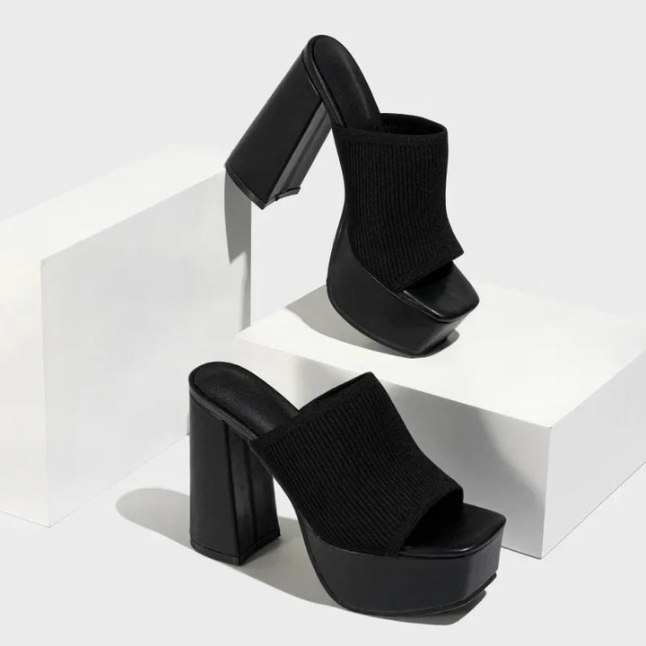Tacones Block Penélope - Van Moreau Utrecht