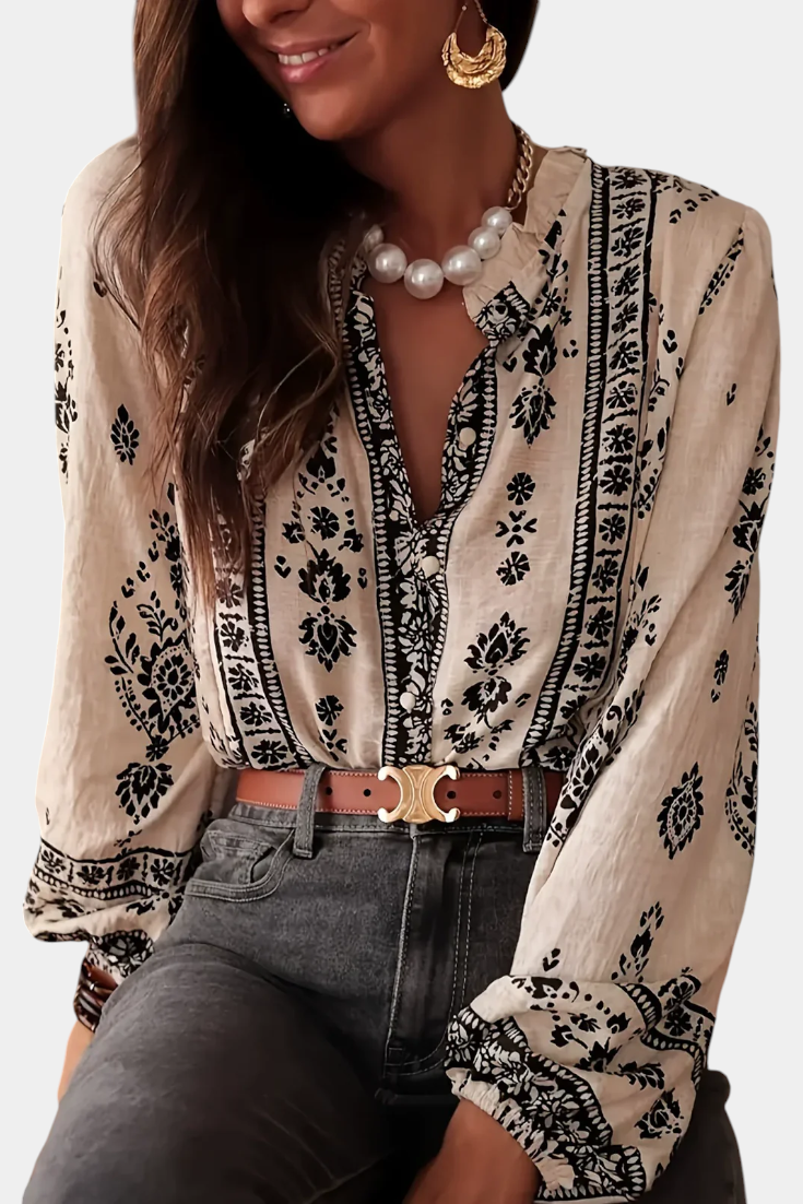 Blusa Wild Sage - Van Moreau Utrecht