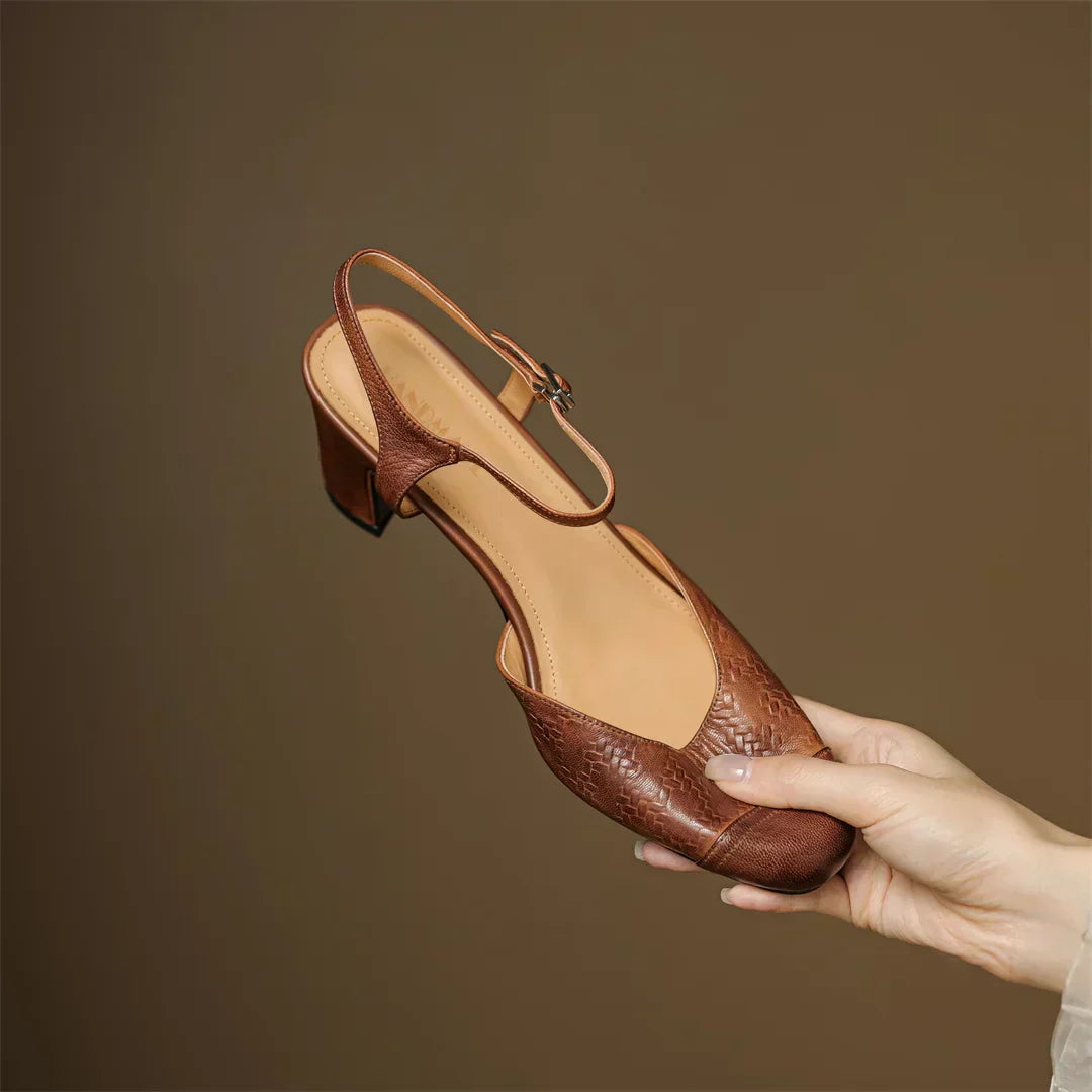 Tacones de Cuero Auténtico Valery - Van Moreau Utrecht