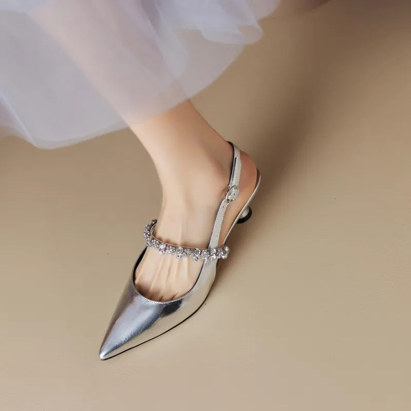 Zapatos de Tacón Bajo Elegantes Crysel - Van Moreau Utrecht