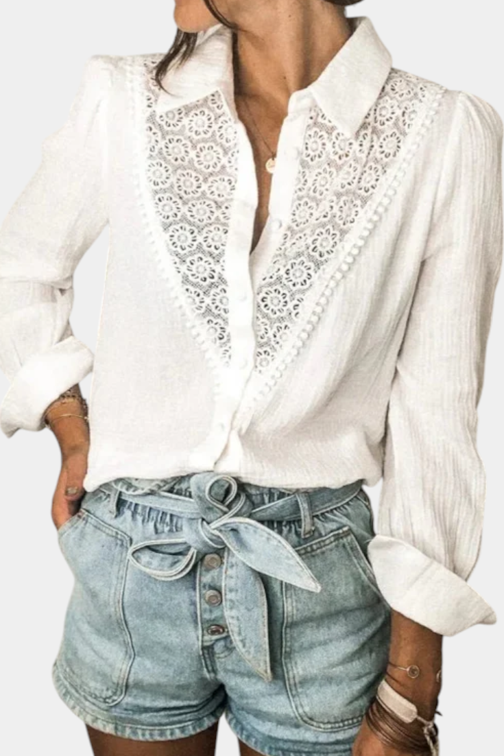 Blusa de Encaje Tess - Van Moreau Utrecht