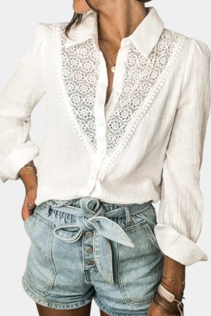 Blusa de Encaje Tess - Van Moreau Utrecht