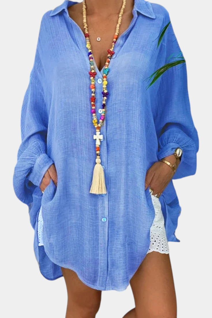 Melis Camisa Oversized - Van Moreau Utrecht