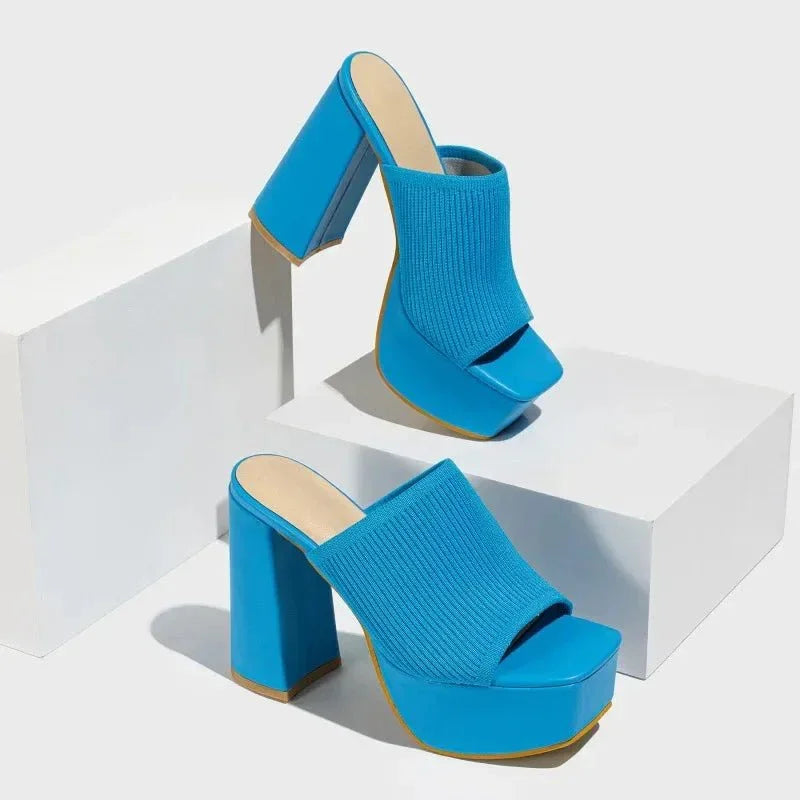 Tacones Block Penélope - Van Moreau Utrecht