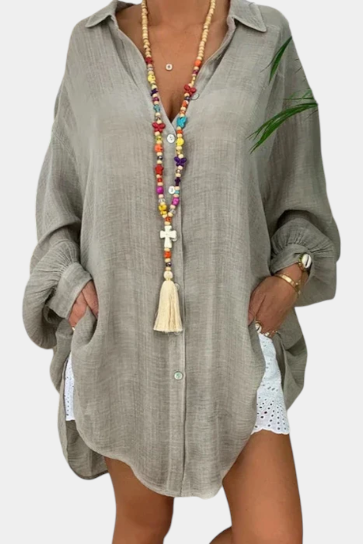 Melis Camisa Oversized - Van Moreau Utrecht