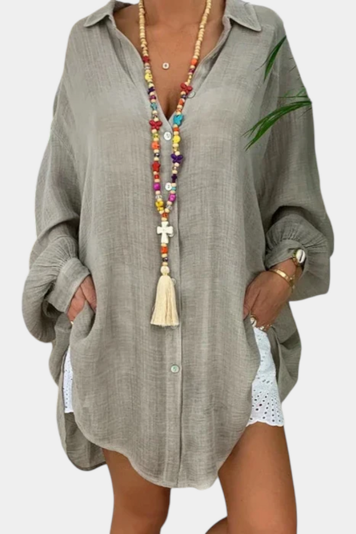 Melis Camisa Oversized - Van Moreau Utrecht