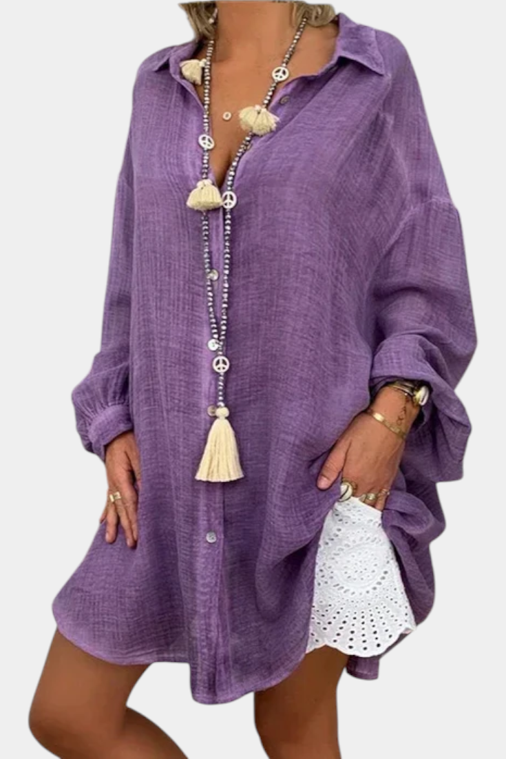 Melis Camisa Oversized - Van Moreau Utrecht