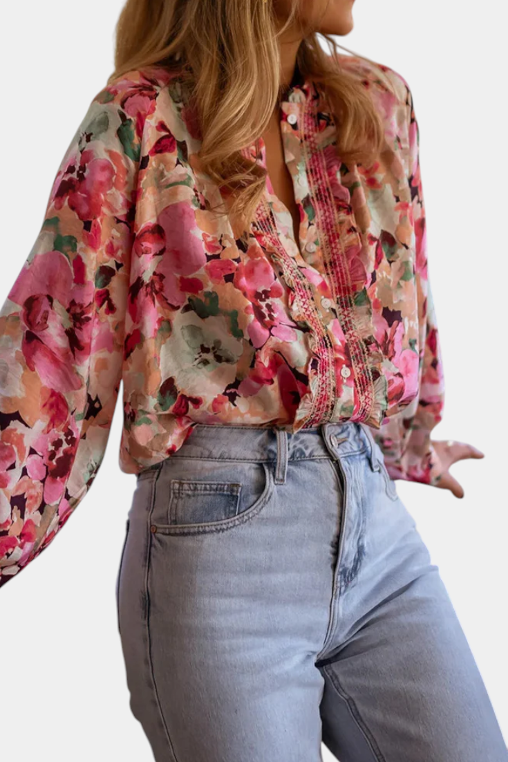 Blusa Sueños de Flores Silvestres - Van Moreau Utrecht