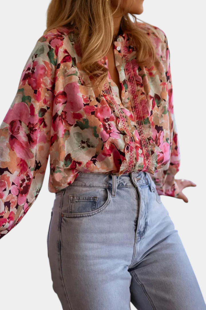 Blusa Sueños de Flores Silvestres - Van Moreau Utrecht