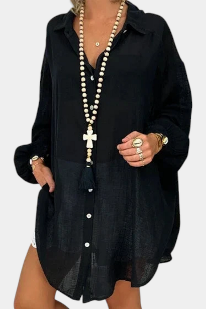 Melis Camisa Oversized - Van Moreau Utrecht