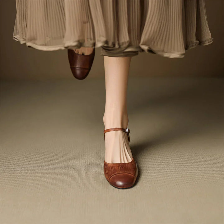 Tacones de Cuero Auténtico Valery - Van Moreau Utrecht