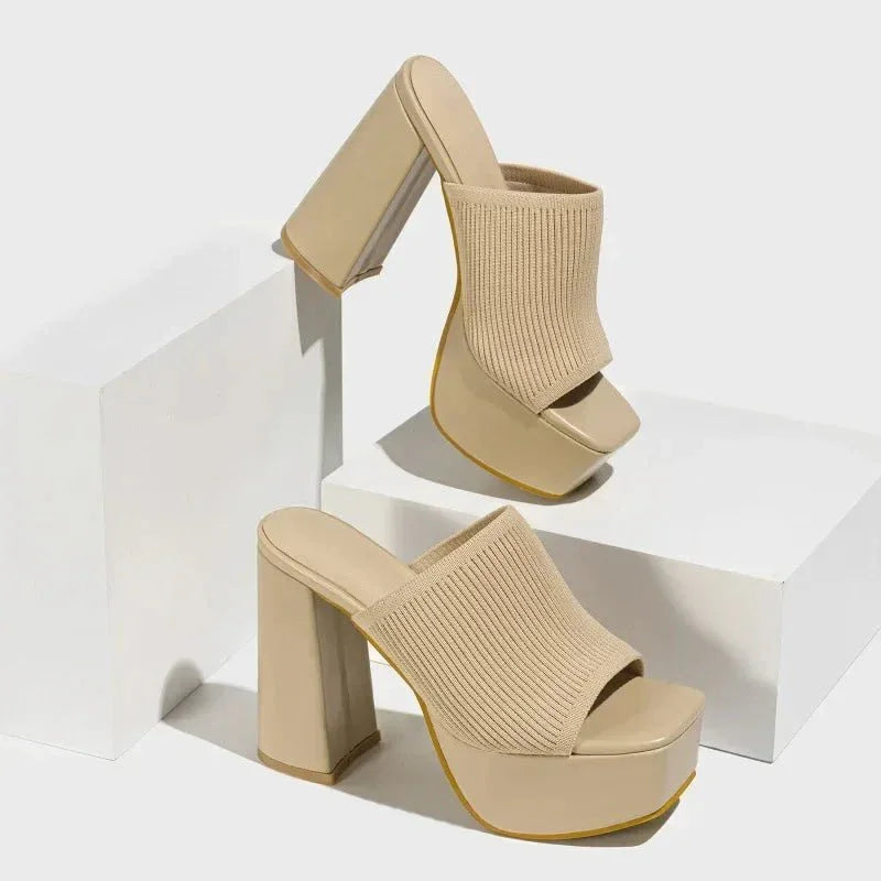 Tacones Block Penélope - Van Moreau Utrecht