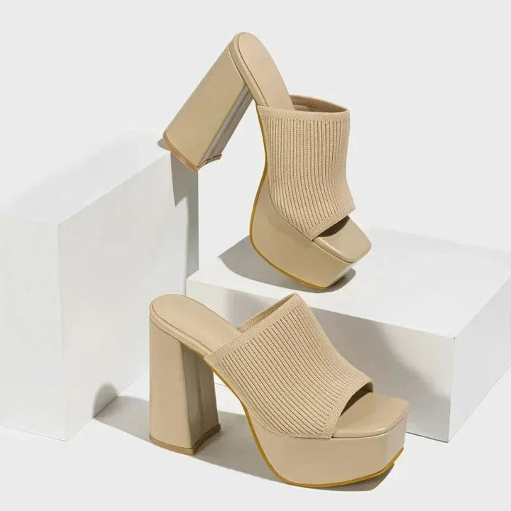 Tacones Block Penélope - Van Moreau Utrecht
