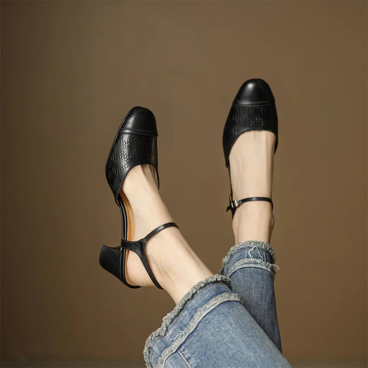 Tacones de Cuero Auténtico Valery - Van Moreau Utrecht
