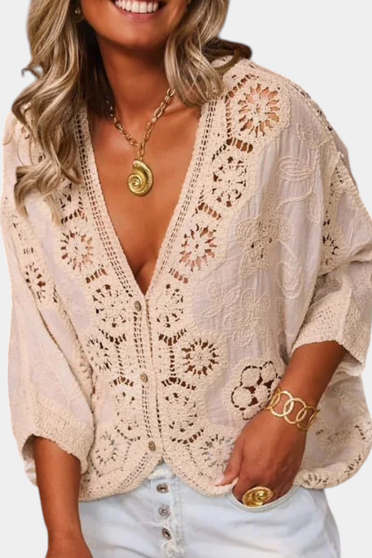 Blusa de Crochet Adele - Van Moreau Utrecht