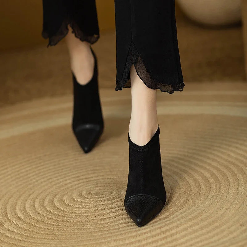 Tacones de Cuero Genuino Veronica - Van Moreau Utrecht