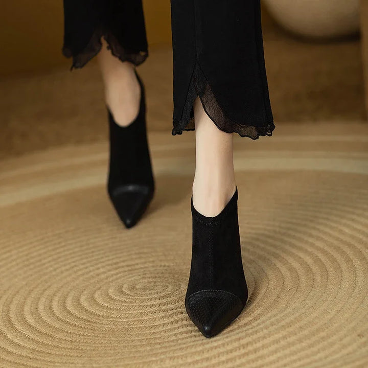 Tacones de Cuero Genuino Veronica - Van Moreau Utrecht