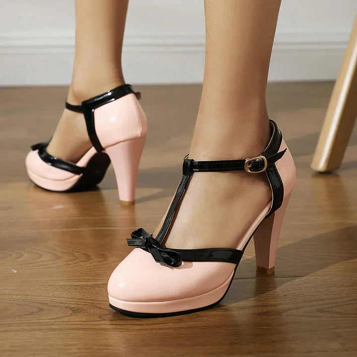 Tacones Vivienne T-Strap - Van Moreau Utrecht