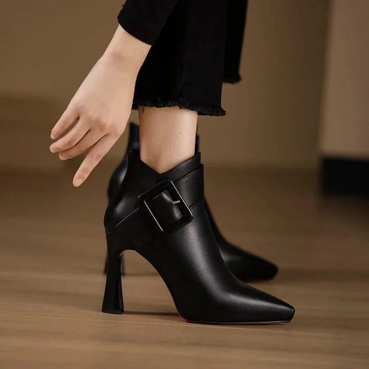 Yolanda | Botines Aveline con Hebilla - Van Moreau Utrecht
