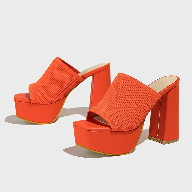 Tacones Block Penélope - Van Moreau Utrecht