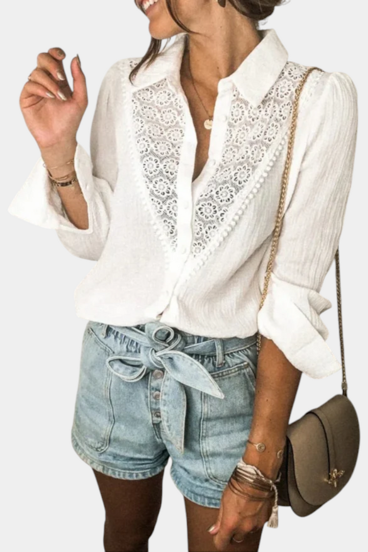 Blusa de Encaje Tess - Van Moreau Utrecht