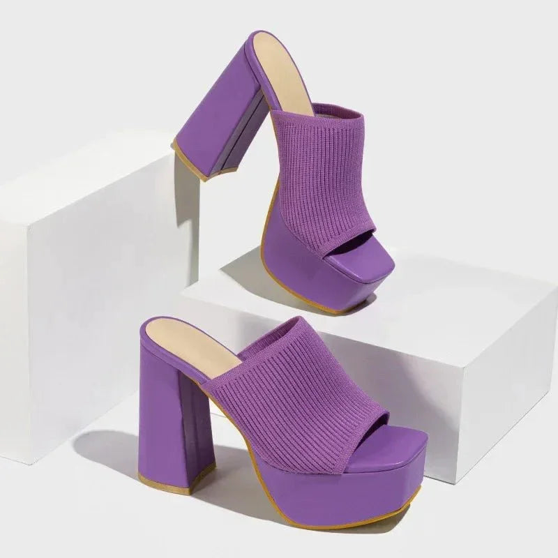 Tacones Block Penélope - Van Moreau Utrecht