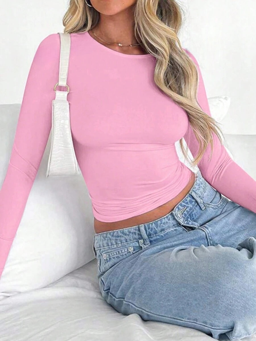 Blusa Básica de Manga Larga - Van Moreau Utrecht