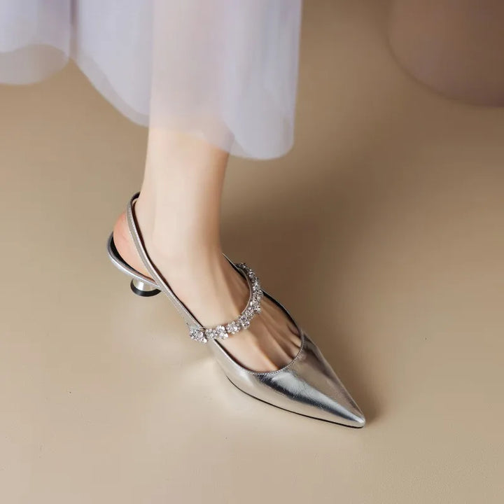 Zapatos de Tacón Bajo Elegantes Crysel - Van Moreau Utrecht