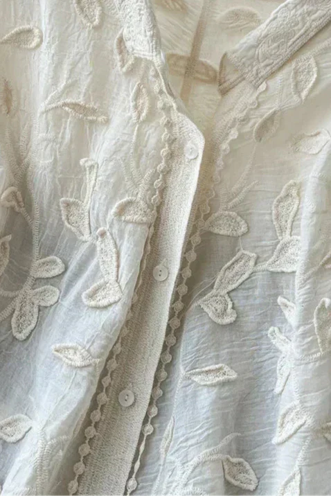 Prairie Camisa de Encaje Bordado - Van Moreau Utrecht