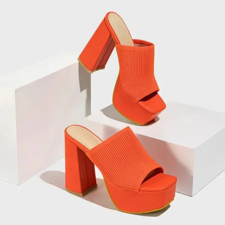 Tacones Block Penélope - Van Moreau Utrecht