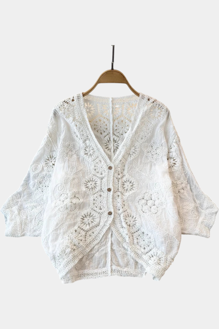 Blusa de Crochet Adele - Van Moreau Utrecht