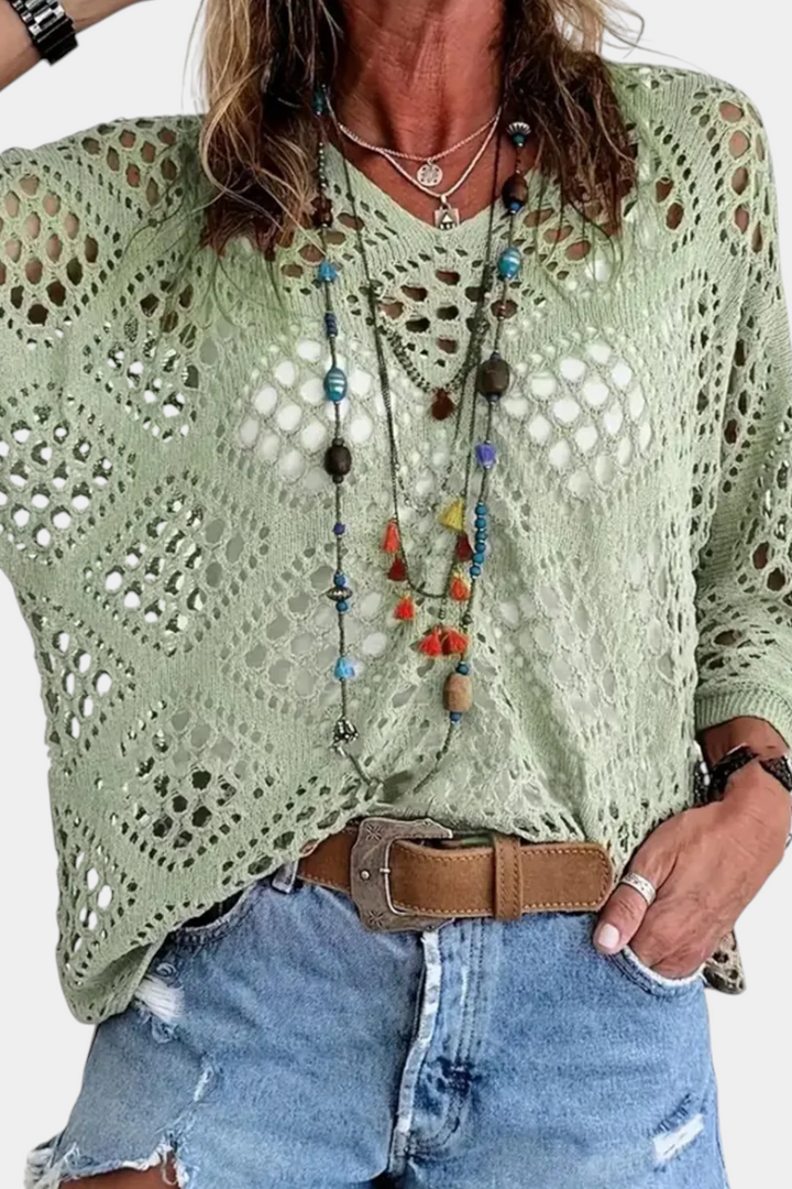 Blusa de Encaje Fern - Van Moreau Utrecht