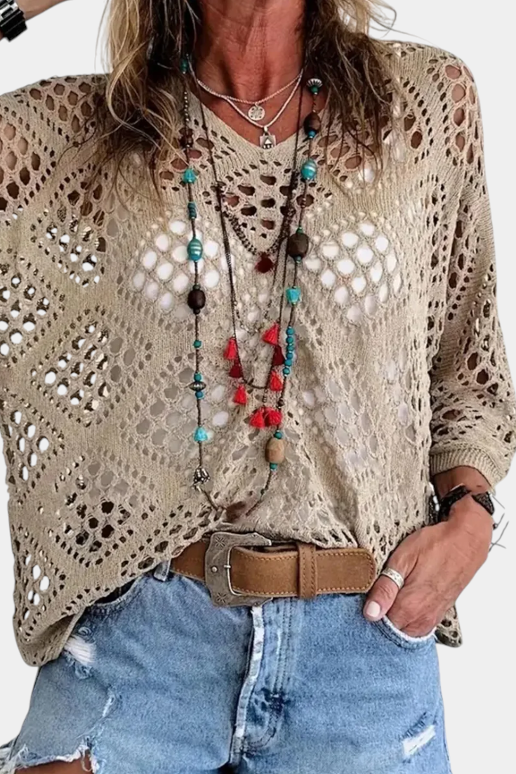 Blusa de Encaje Fern - Van Moreau Utrecht