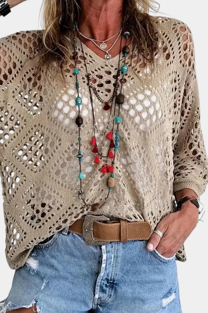 Blusa de Encaje Fern - Van Moreau Utrecht
