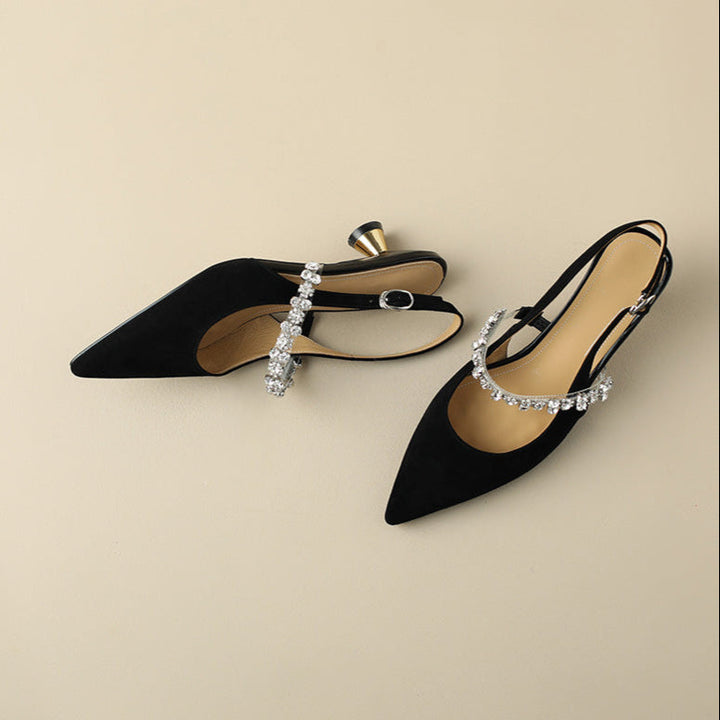 Zapatos de Tacón Bajo Elegantes Crysel - Van Moreau Utrecht