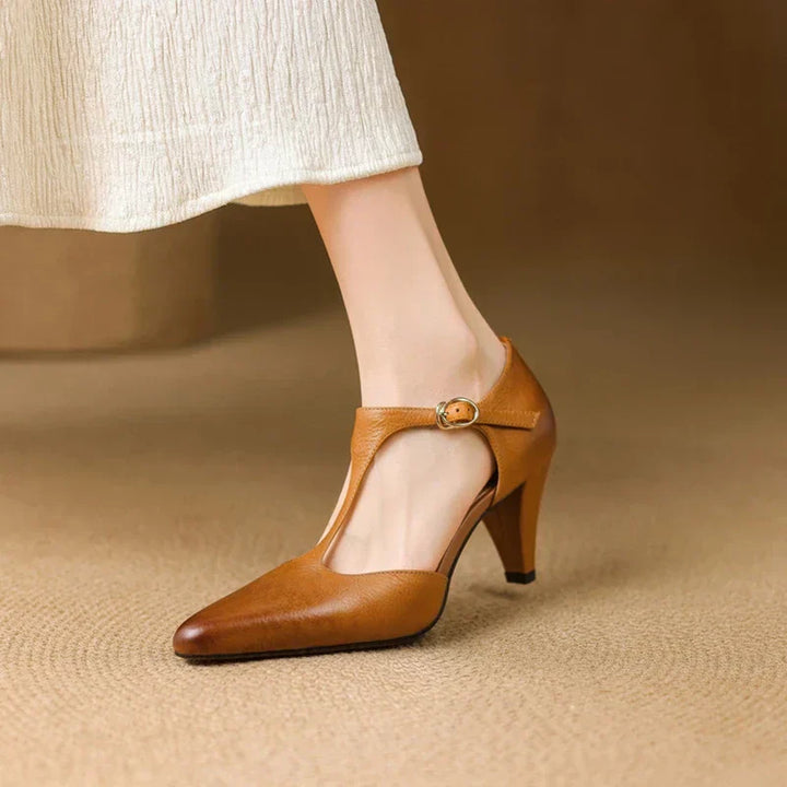 Tacones Altos de Cuero Auténtico Triana - Van Moreau Utrecht