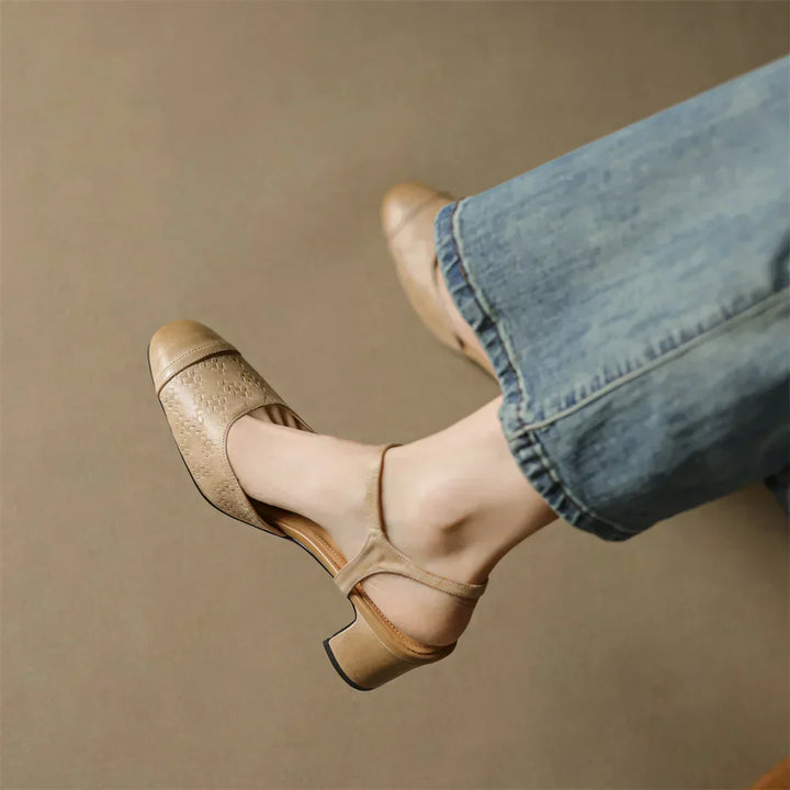 Tacones de Cuero Auténtico Valery - Van Moreau Utrecht