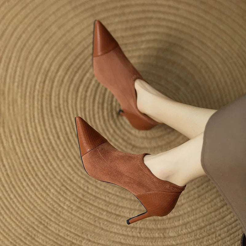 Tacones de Cuero Genuino Veronica - Van Moreau Utrecht