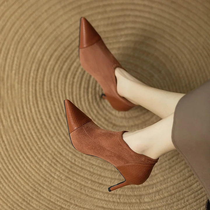 Tacones de Cuero Genuino Veronica - Van Moreau Utrecht