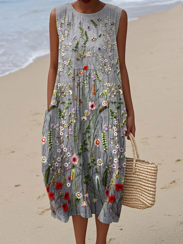 Cara | Vestido de verano ligero y sin mangas - Van Moreau Utrecht