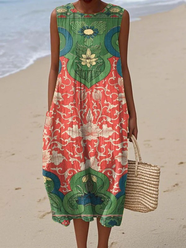 Vera | Vestido de verano ligero y sin mangas - Van Moreau Utrecht