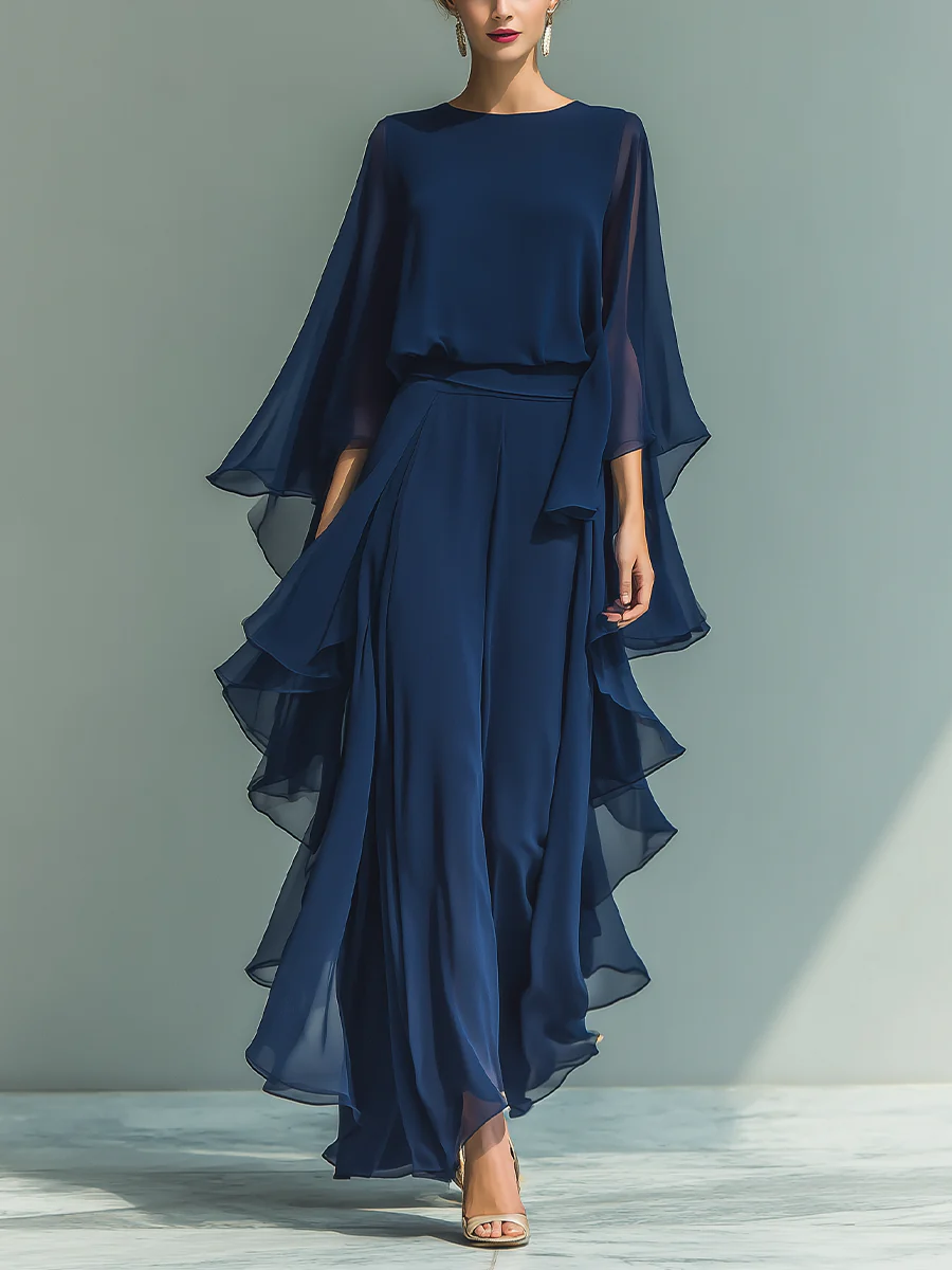 Aurelia | Mono de Noche Elegante y Fluido - Van Moreau Utrecht